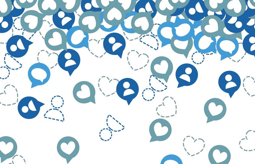 Istock 949436542 Hearts Messages And People Blues